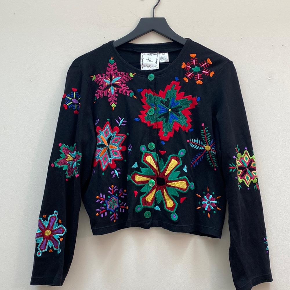 Michael Simon lite Snowflake Cardigan